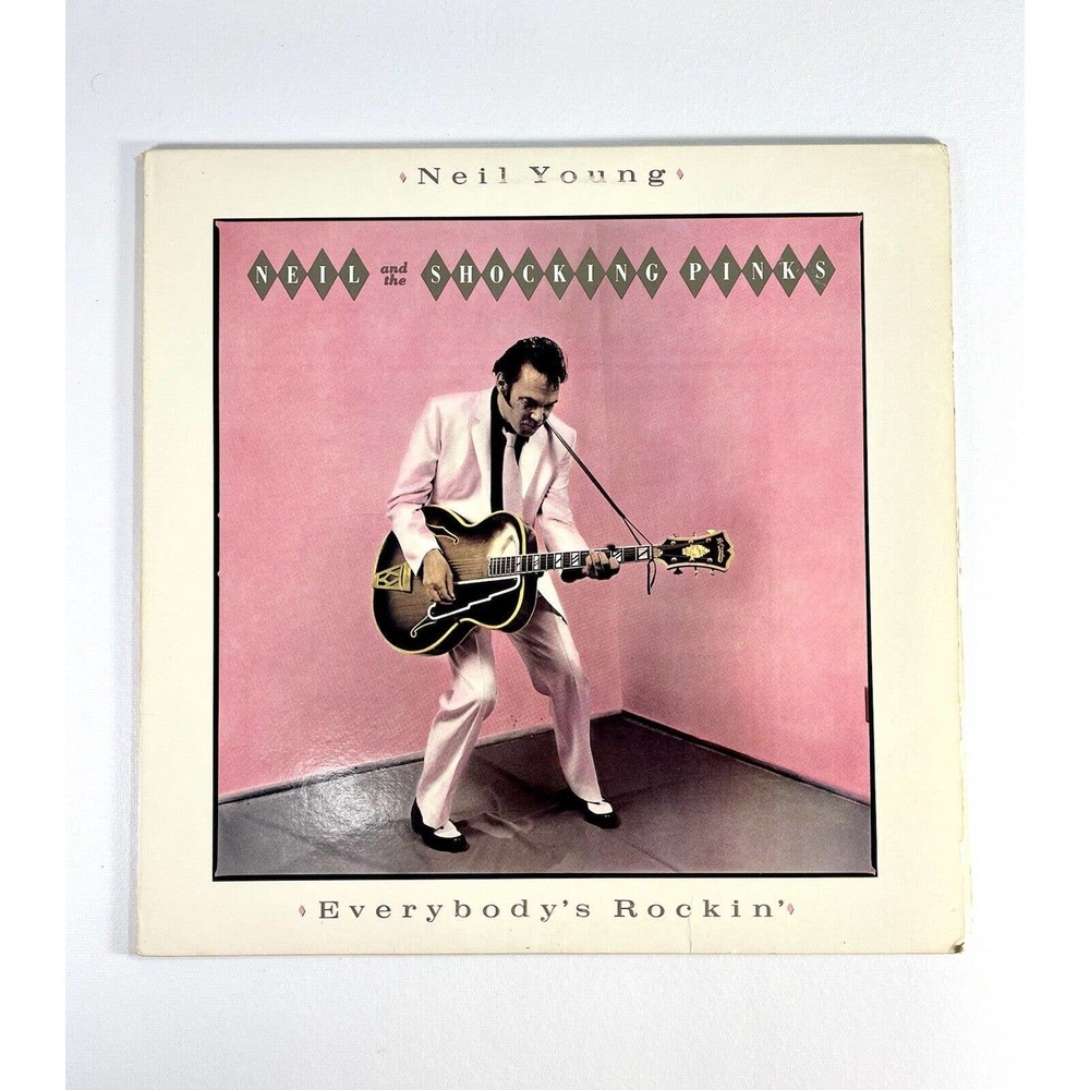 Neil Young – Everybody's Rockin' 1st pressing 1983 Geffen GHS4013 VG+